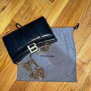 Balenciaga Hourglass Wallet on Chain